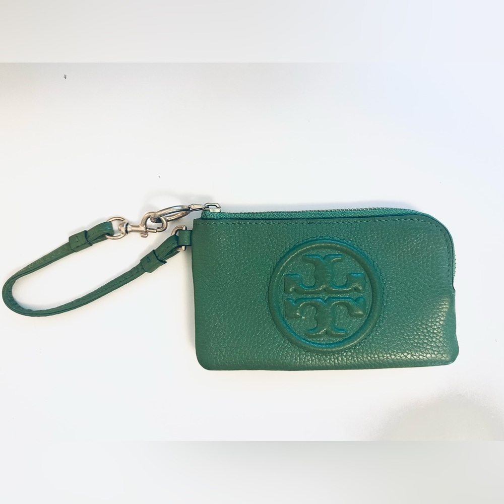 Tory Burch Zip Card Case with strap